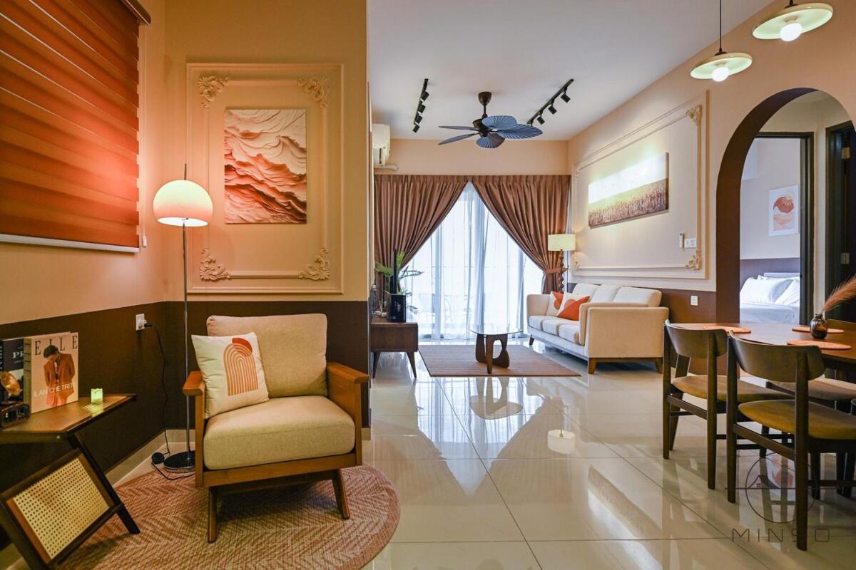 Kingsbay B #5Pax #Vintagewood #Highfloor Apartment Johor Bahru Exterior foto