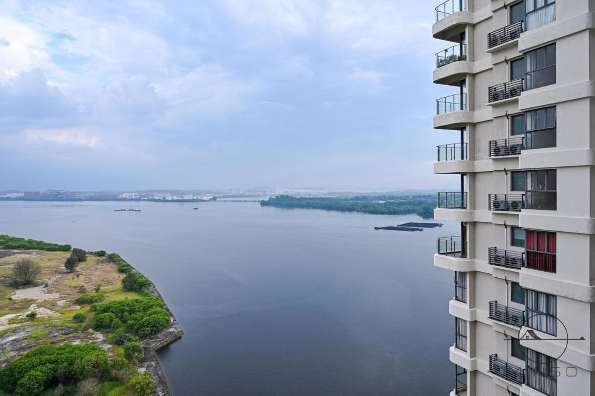 Kingsbay B #5Pax #Vintagewood #Highfloor Apartment Johor Bahru Exterior foto